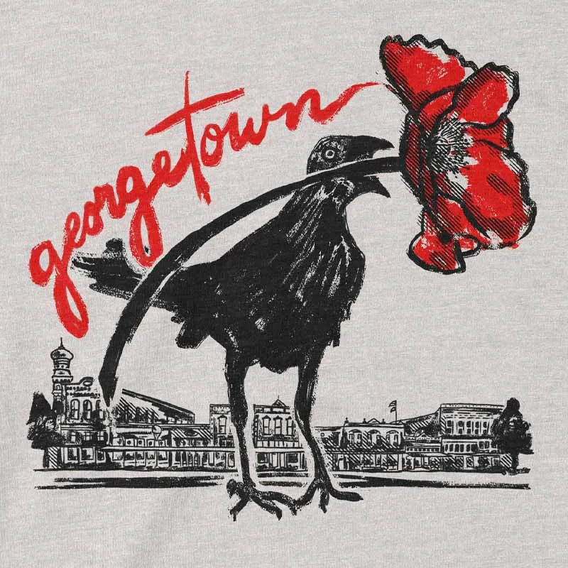 Red Poppy Georgetown Grackle T-shirt
