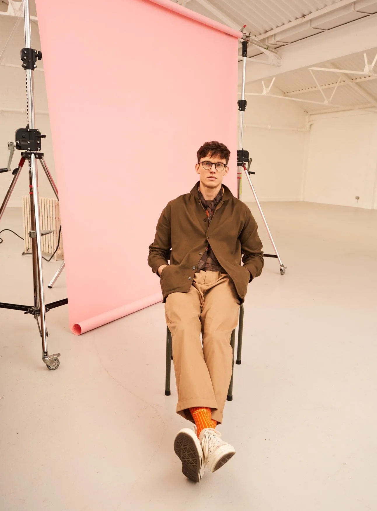 Regenerative Cotton Flannel Dorset Moss St James Overshirt