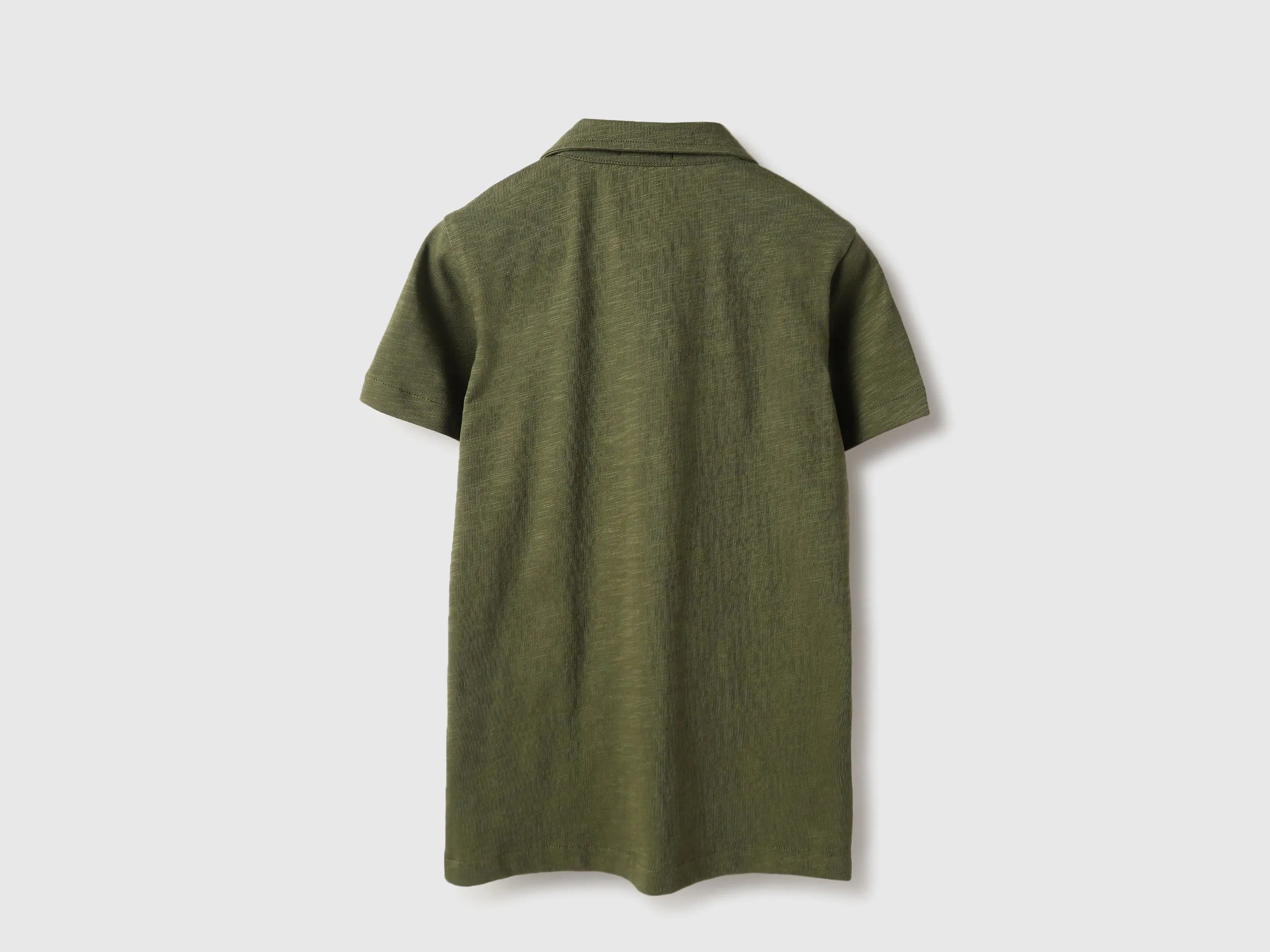 Regular Fit Cuban Collar Embroidered Shirt