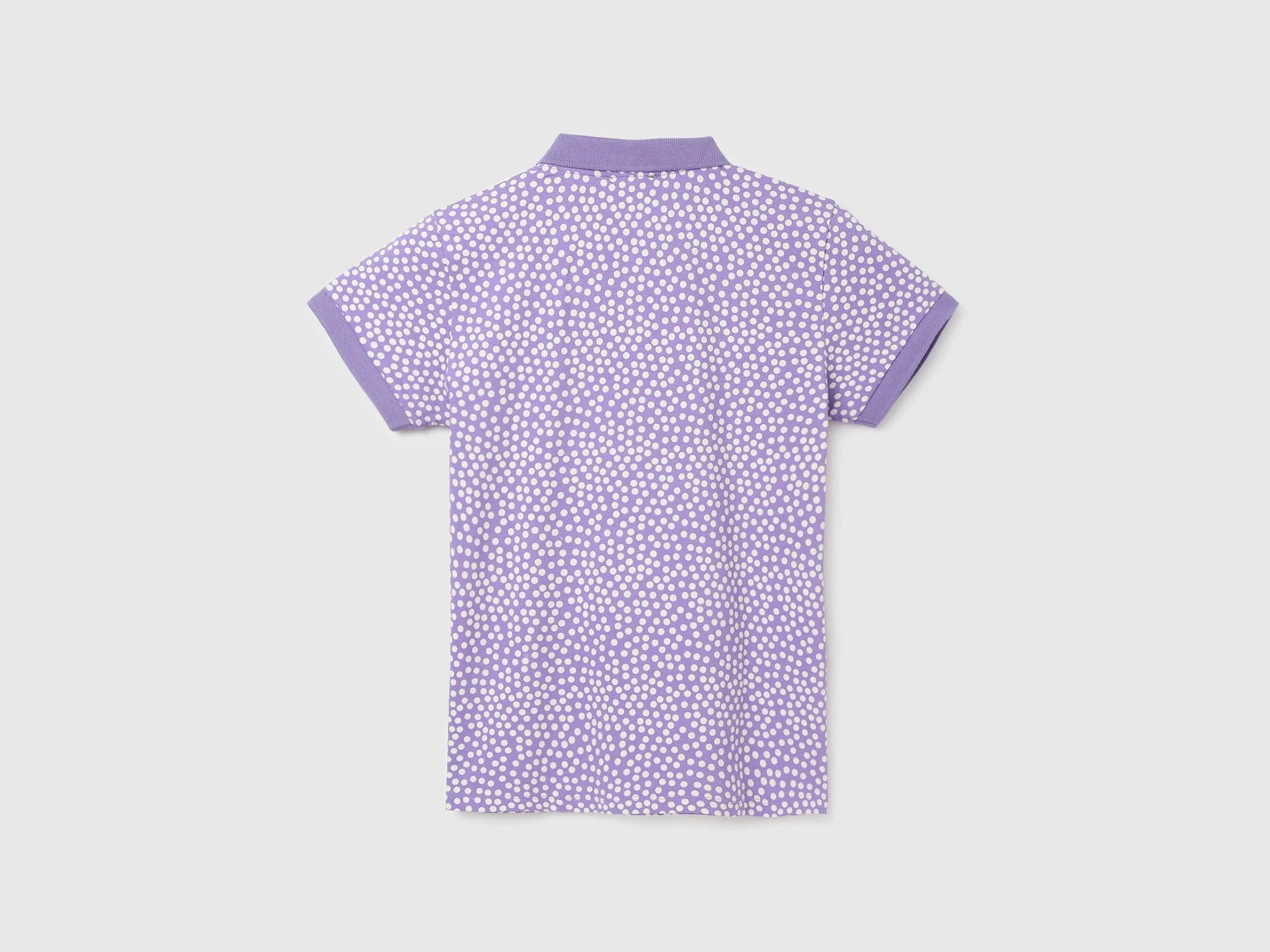 Regular Fit Polo Neck Printed Women's T-Shirt