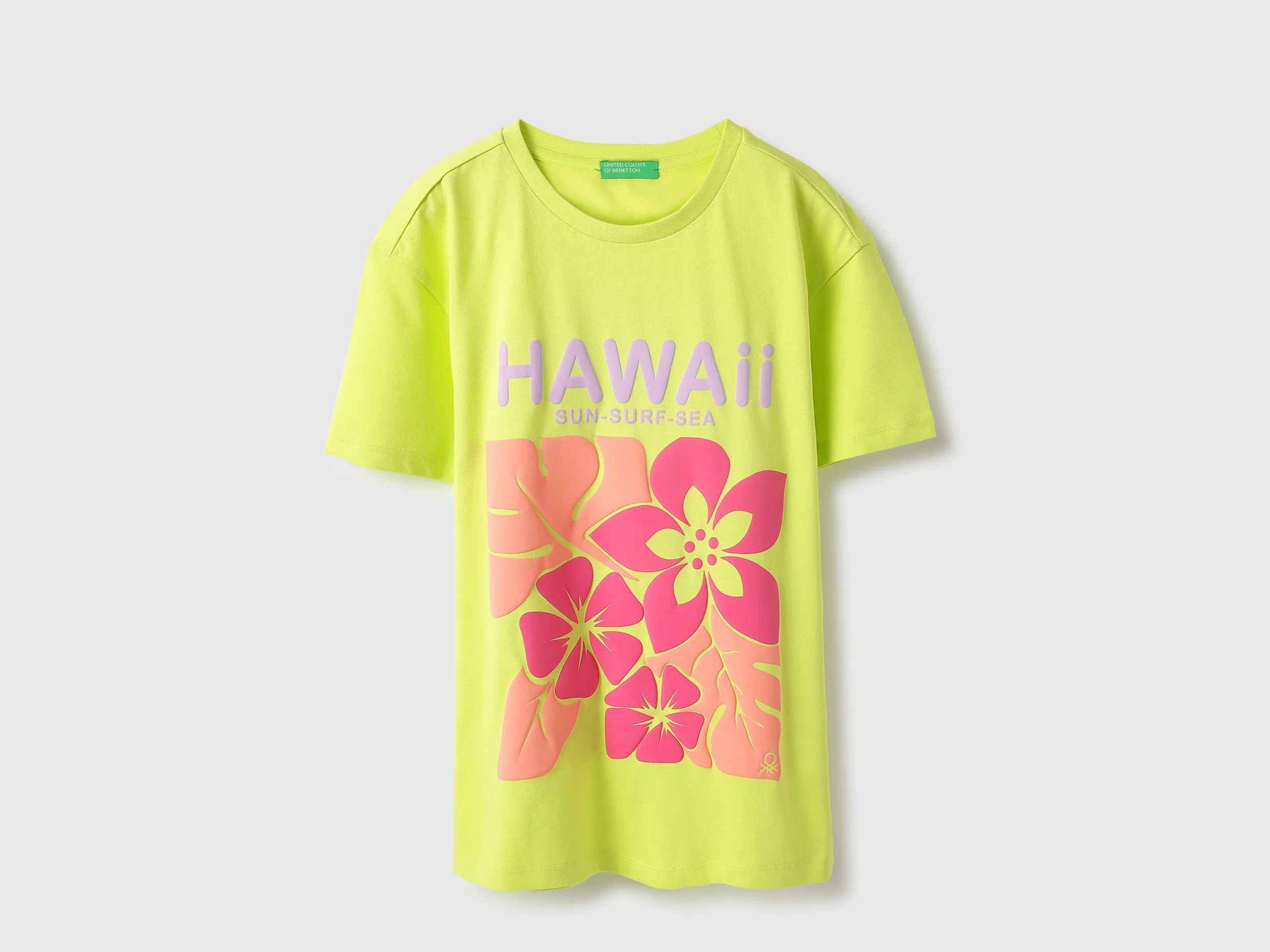 Regular Fit Round Neck Floral T-Shirt