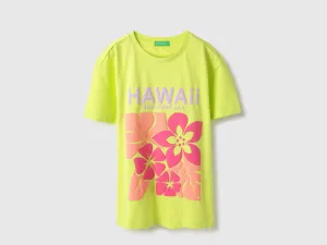 Regular Fit Round Neck Floral T-Shirt
