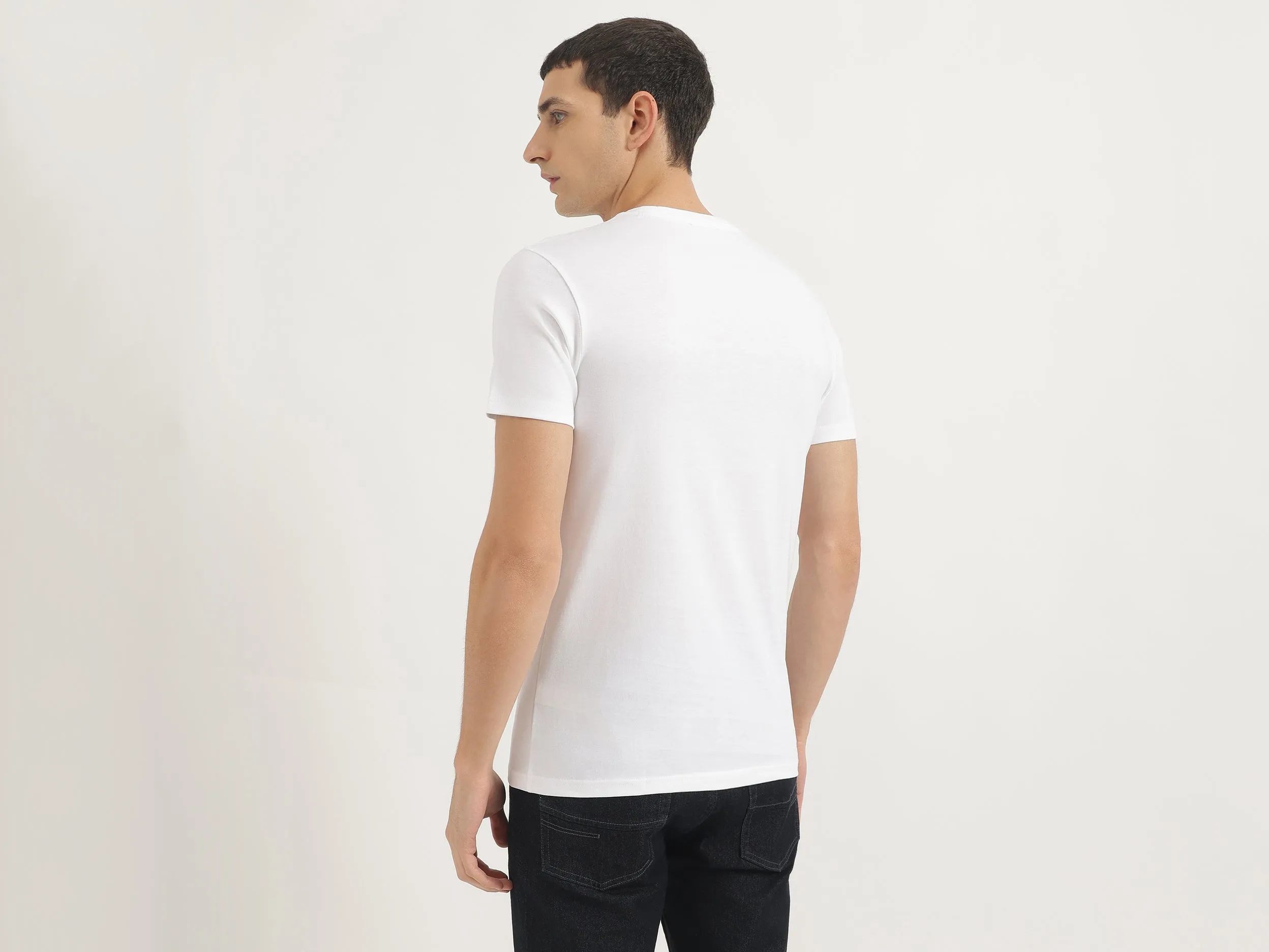 Regular Round Neck Graphic Print T-Shirt