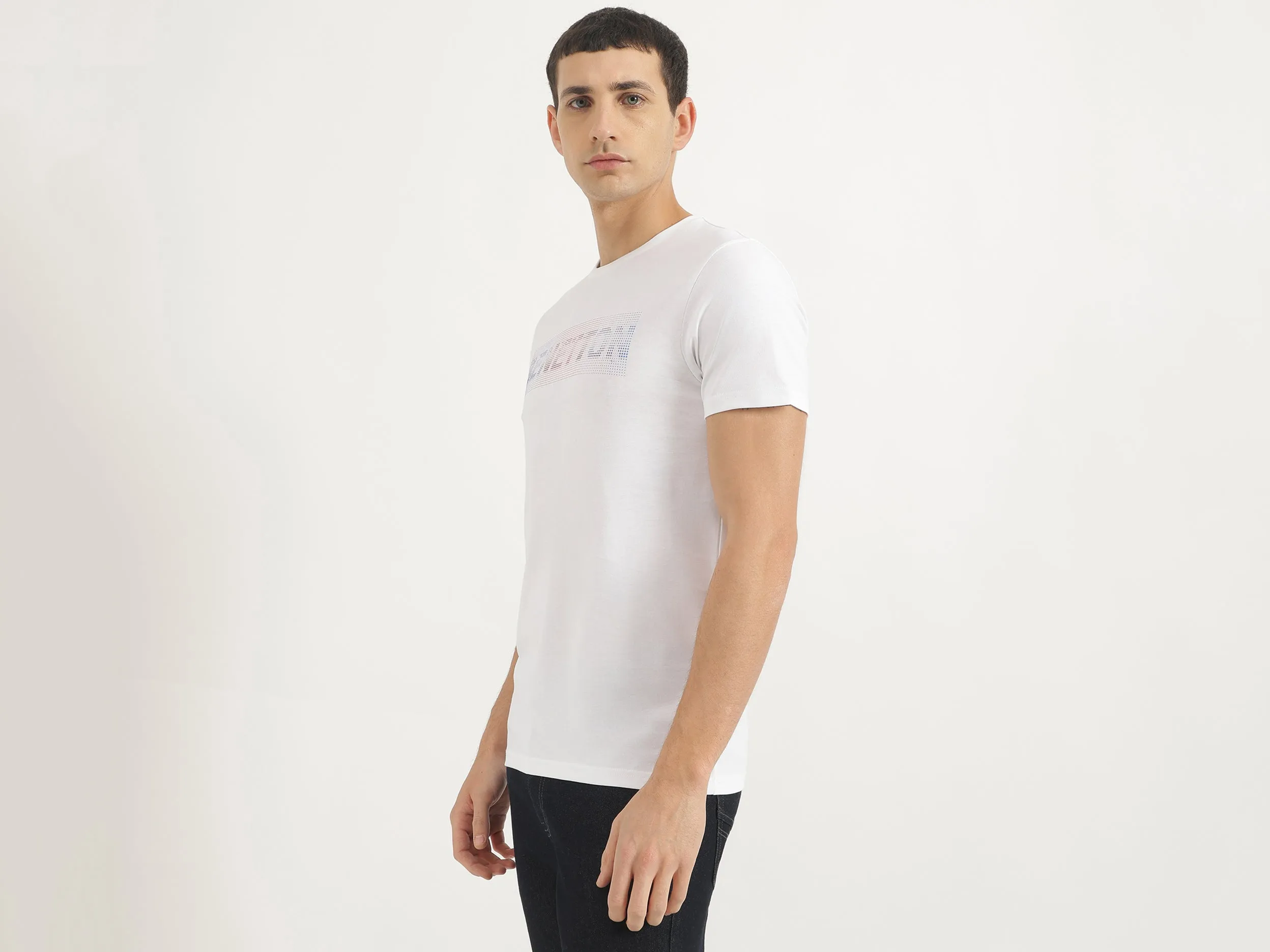 Regular Round Neck Graphic Print T-Shirt