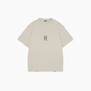 Relaxed Drop Shoulder Tee - Bone