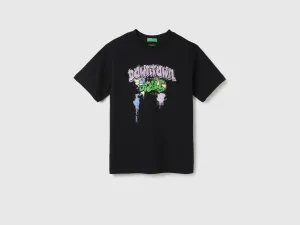Relaxed Fit Crew Neck Printed T-Shirt