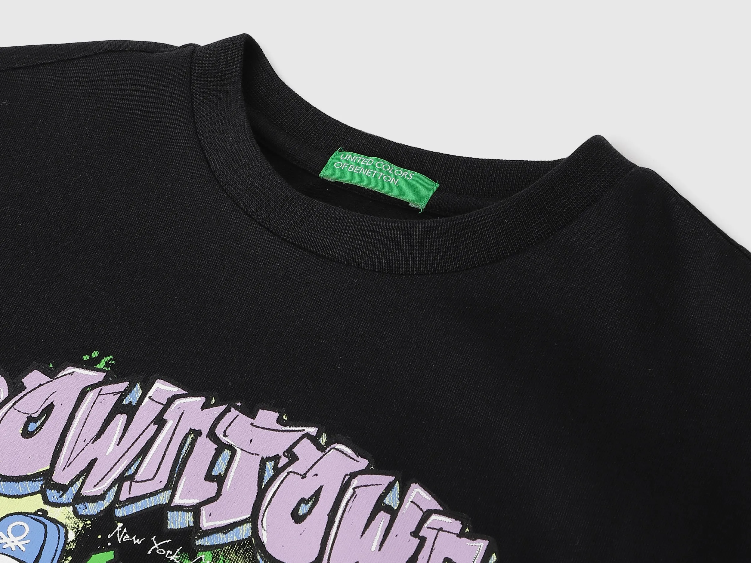 Relaxed Fit Crew Neck Printed T-Shirt