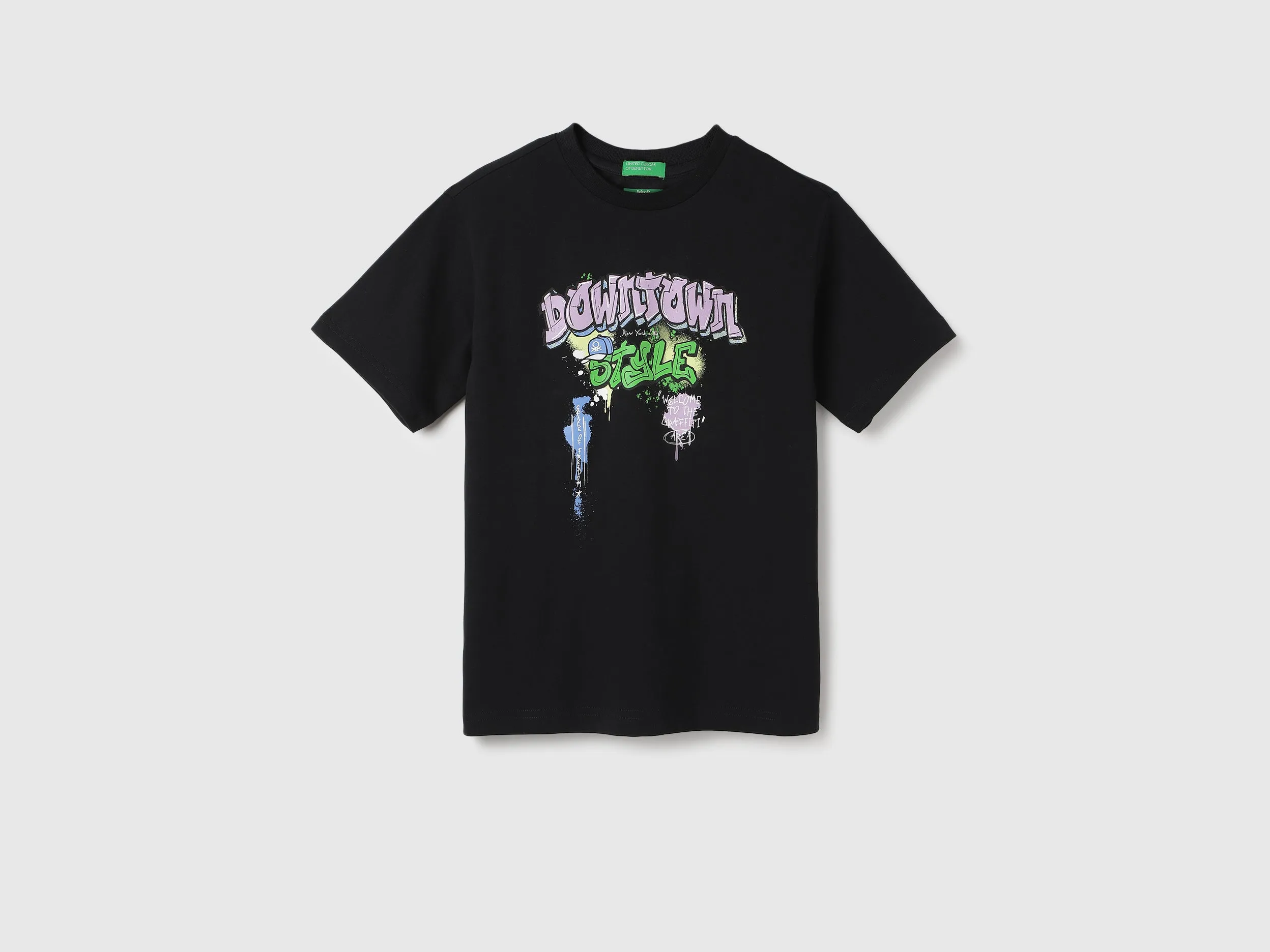 Relaxed Fit Crew Neck Printed T-Shirt