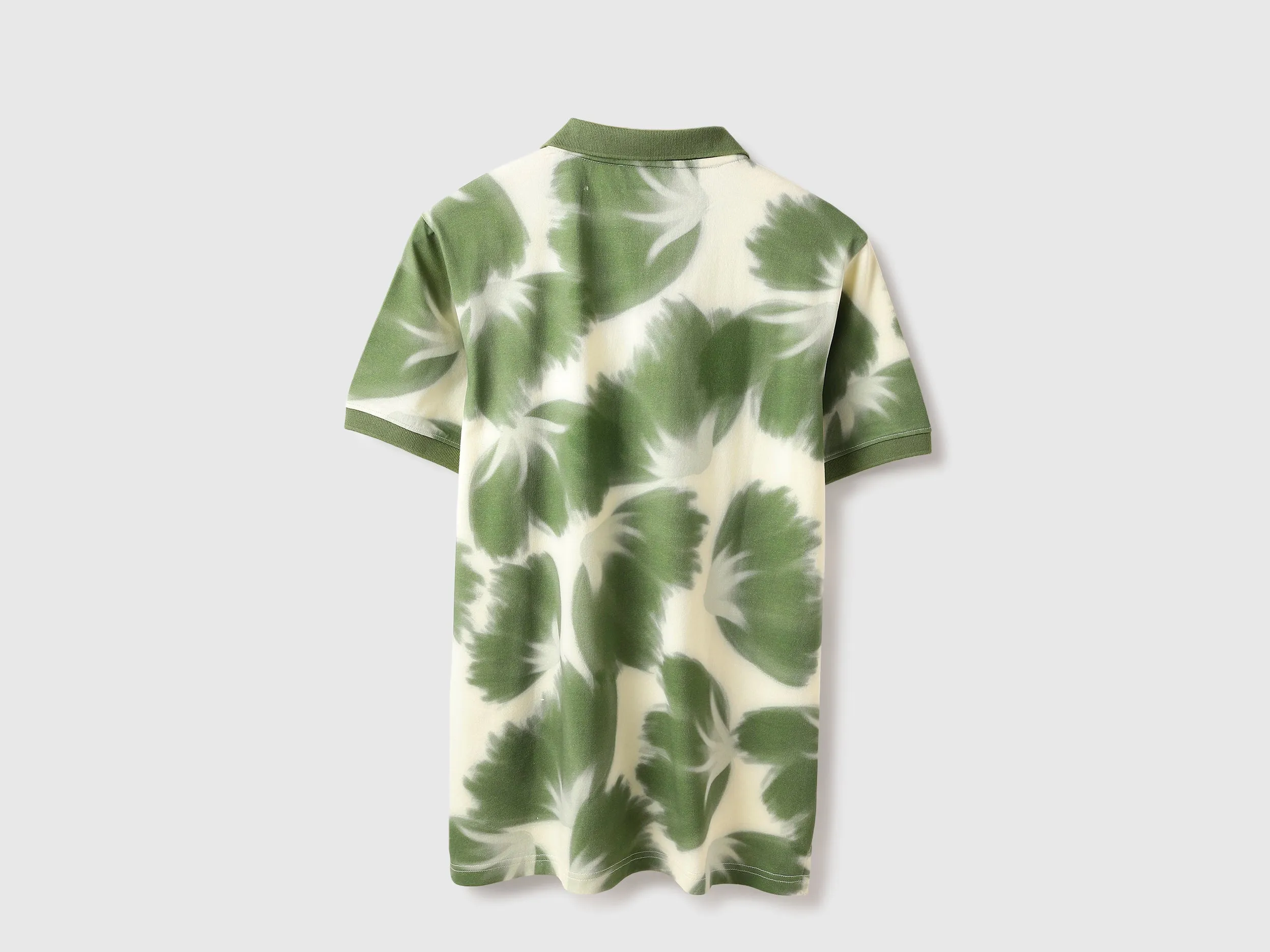 Relaxed Fit Johny Collar Printed T-shirt