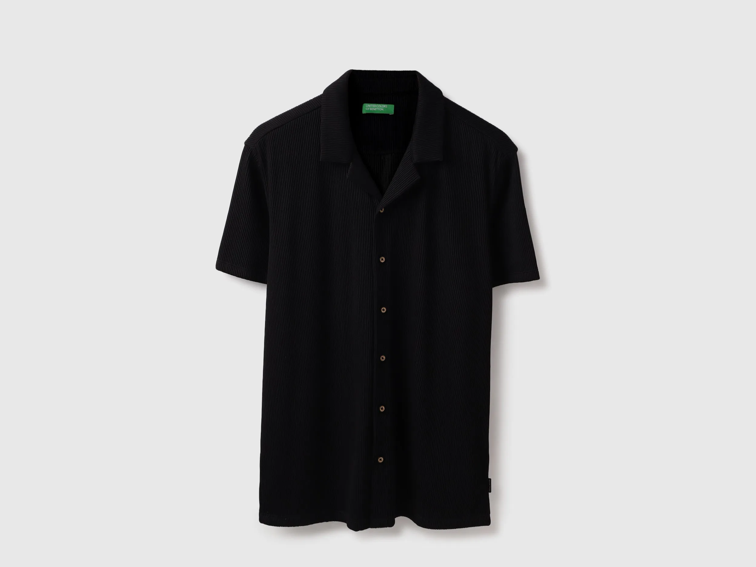 Relaxed Fit Resort Collar Pinstripes Shirt