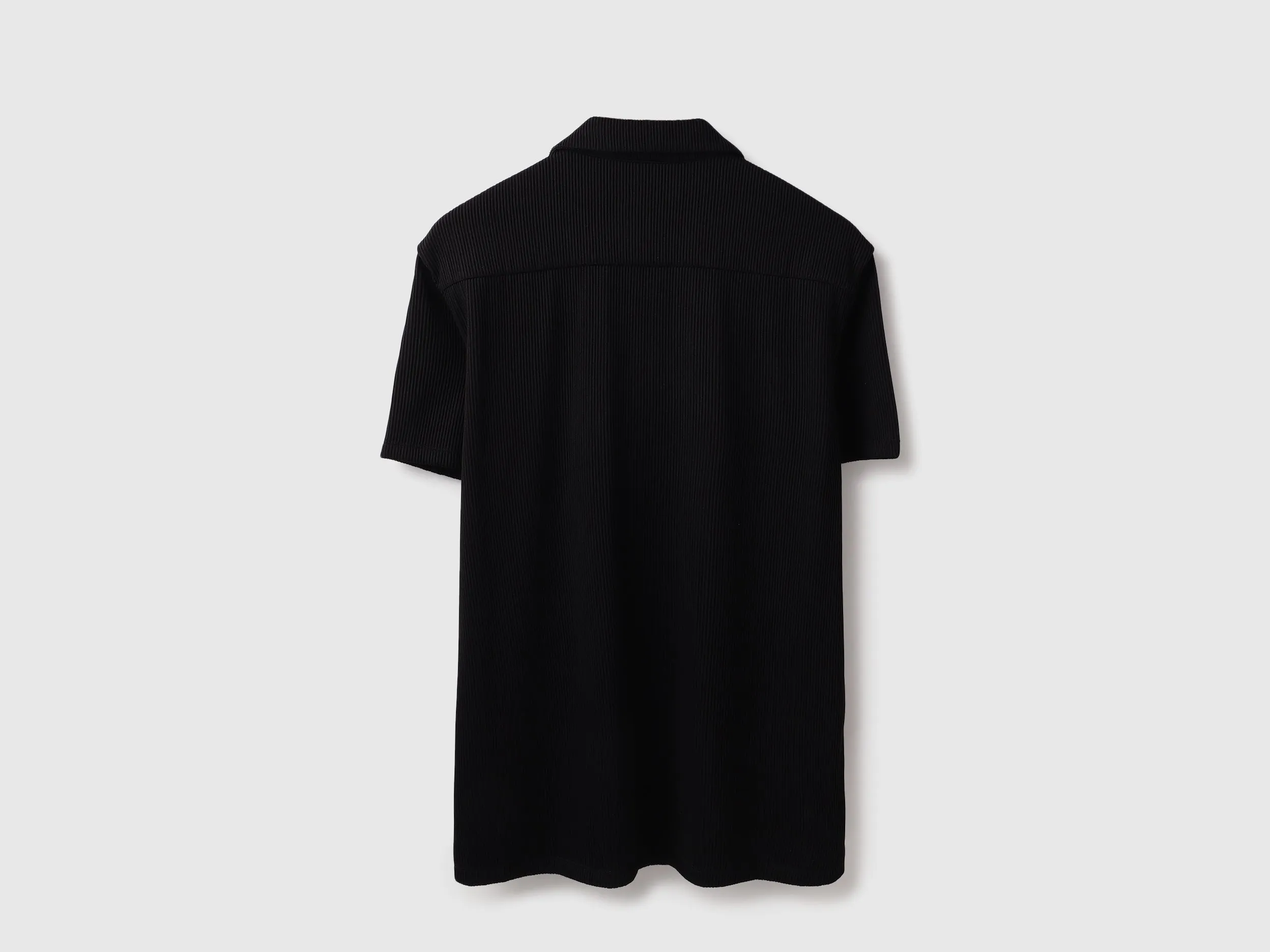Relaxed Fit Resort Collar Pinstripes Shirt
