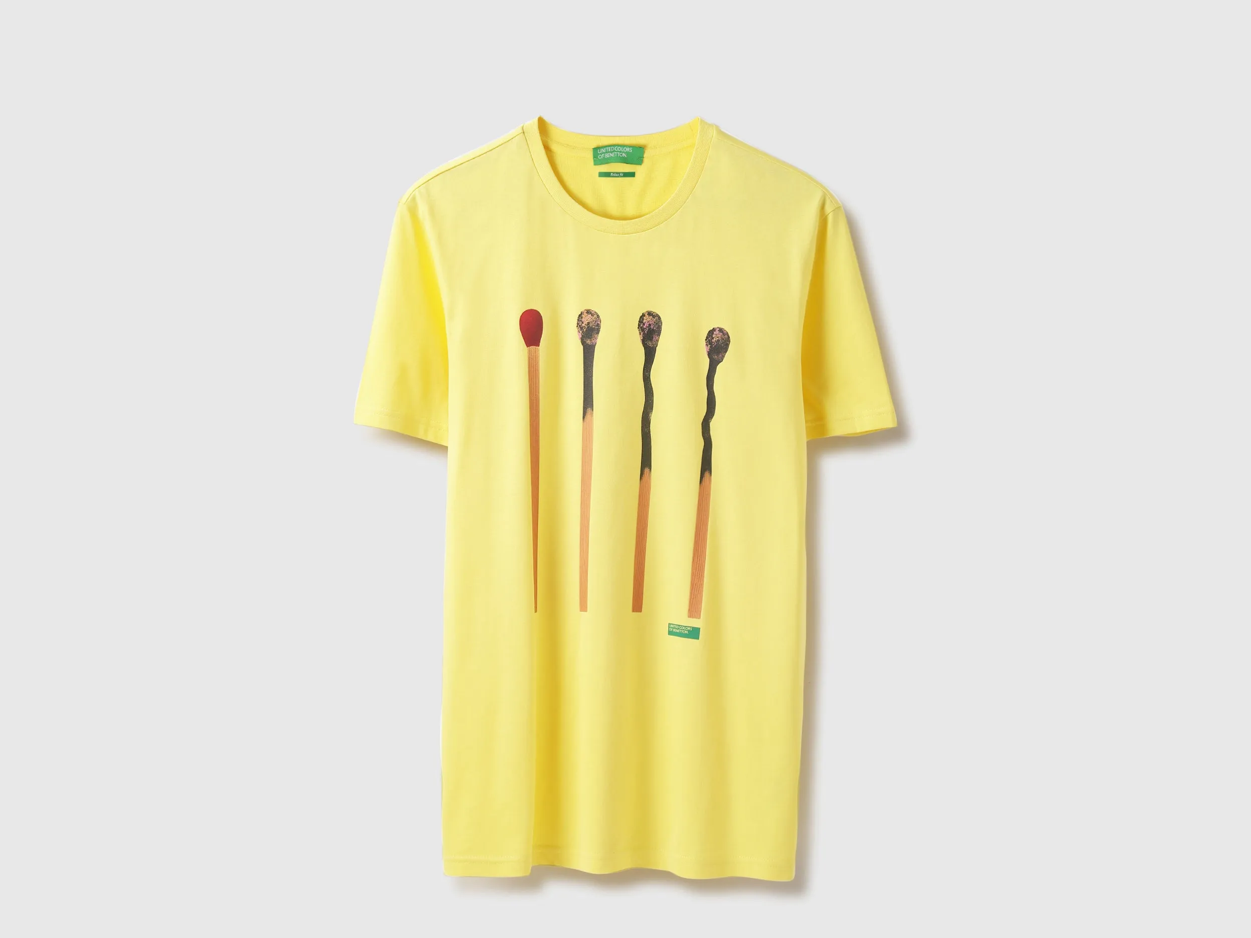 Relaxed Fit Round Neck Graphic Print T-Shirt