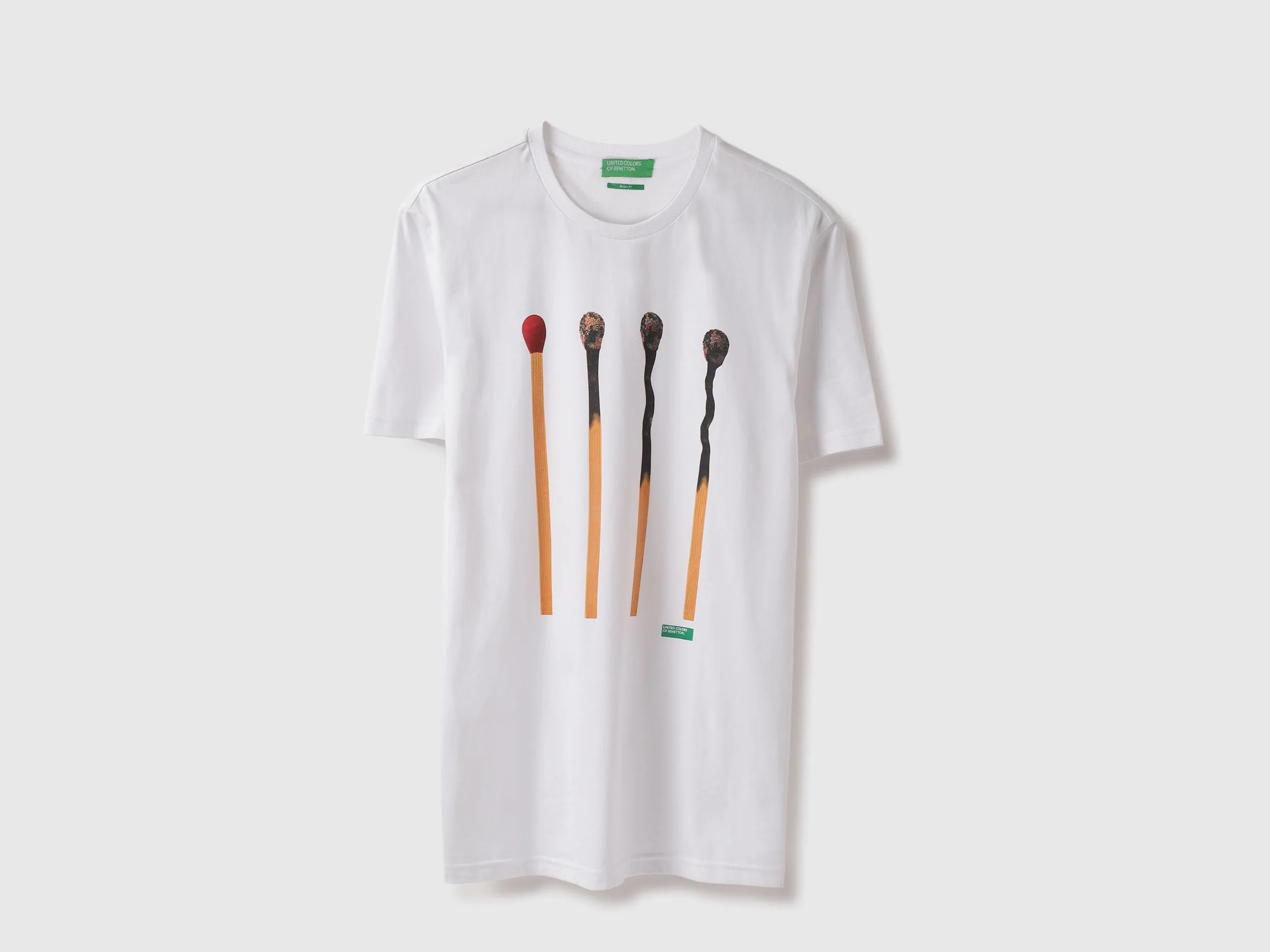 Relaxed Fit Round Neck Graphic Print T-Shirt