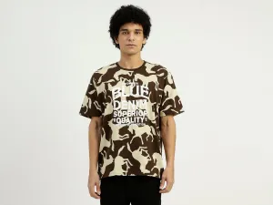 Relaxed Fit Round Neck Printed T-Shirt