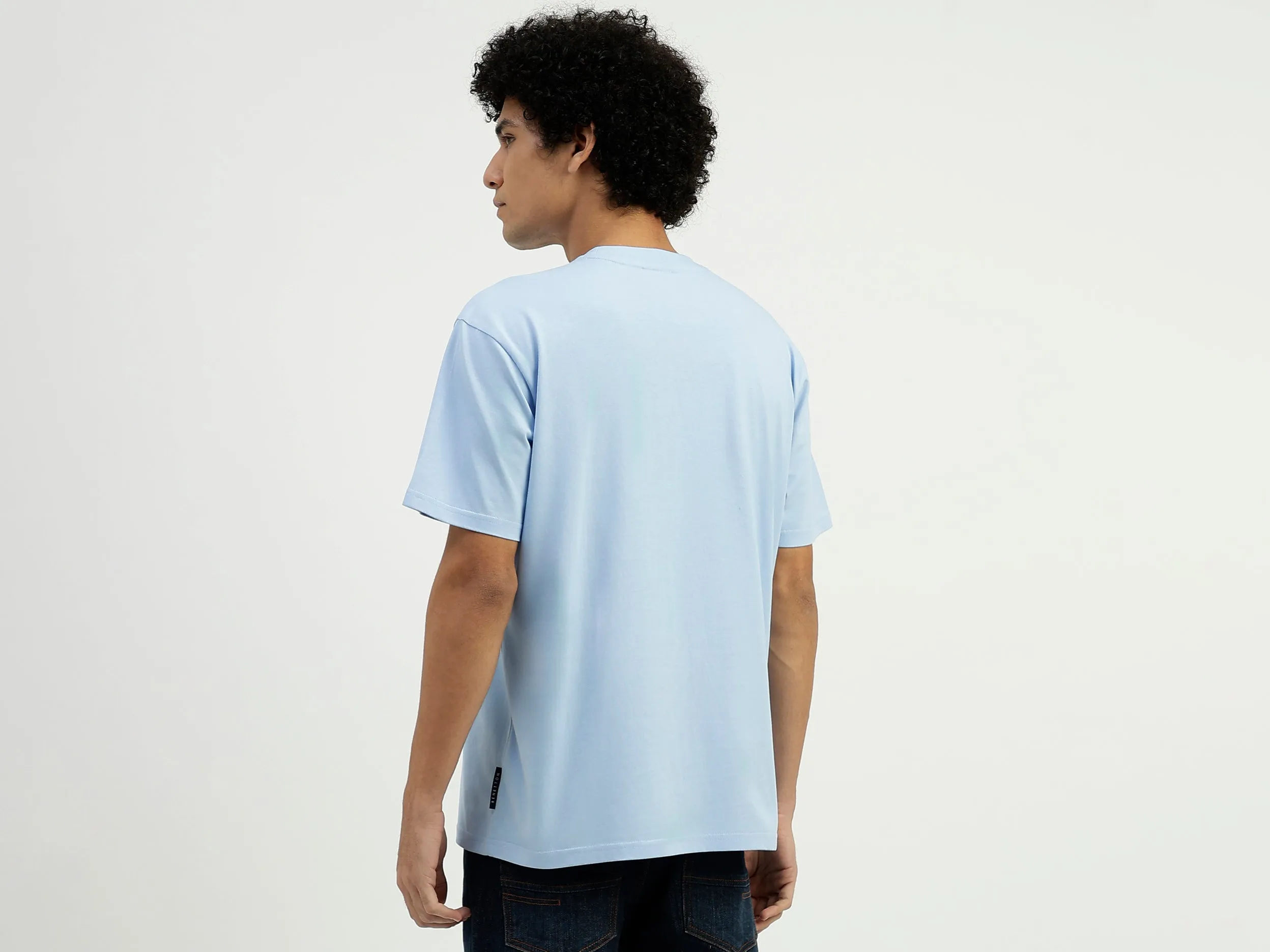 Relaxed Fit Round Neck Printed T-Shirt
