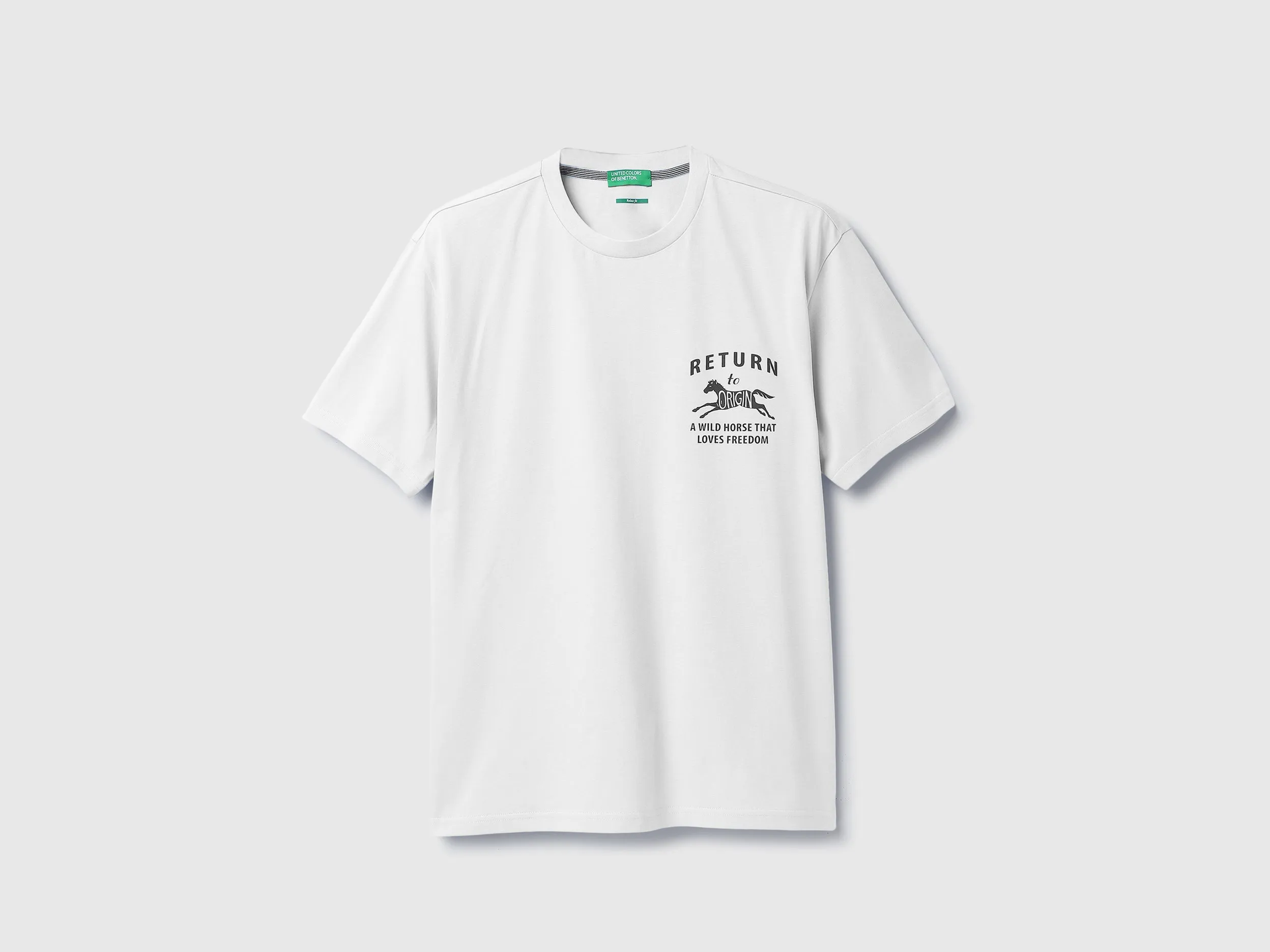 Relaxed Fit Round Neck Printed T-Shirt
