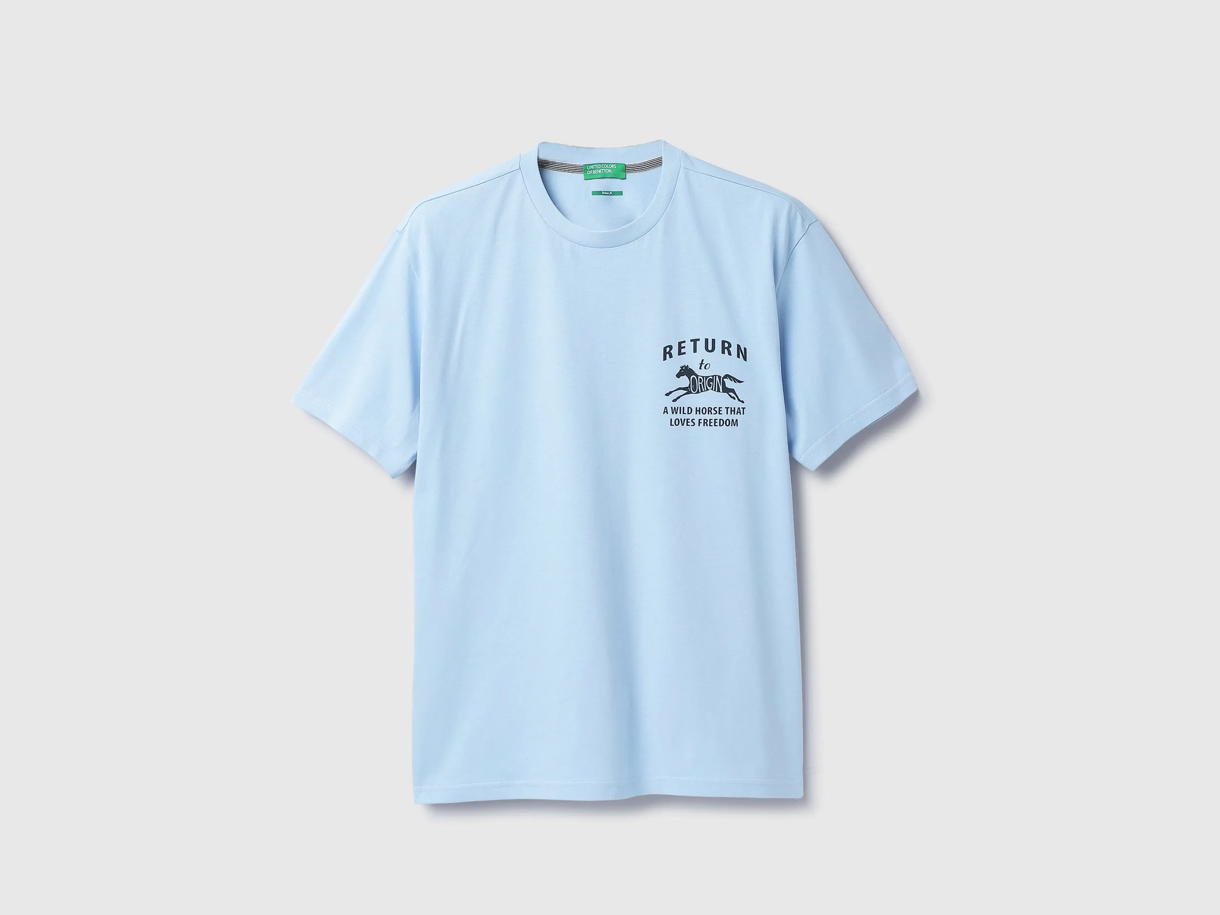 Relaxed Fit Round Neck Printed T-Shirt