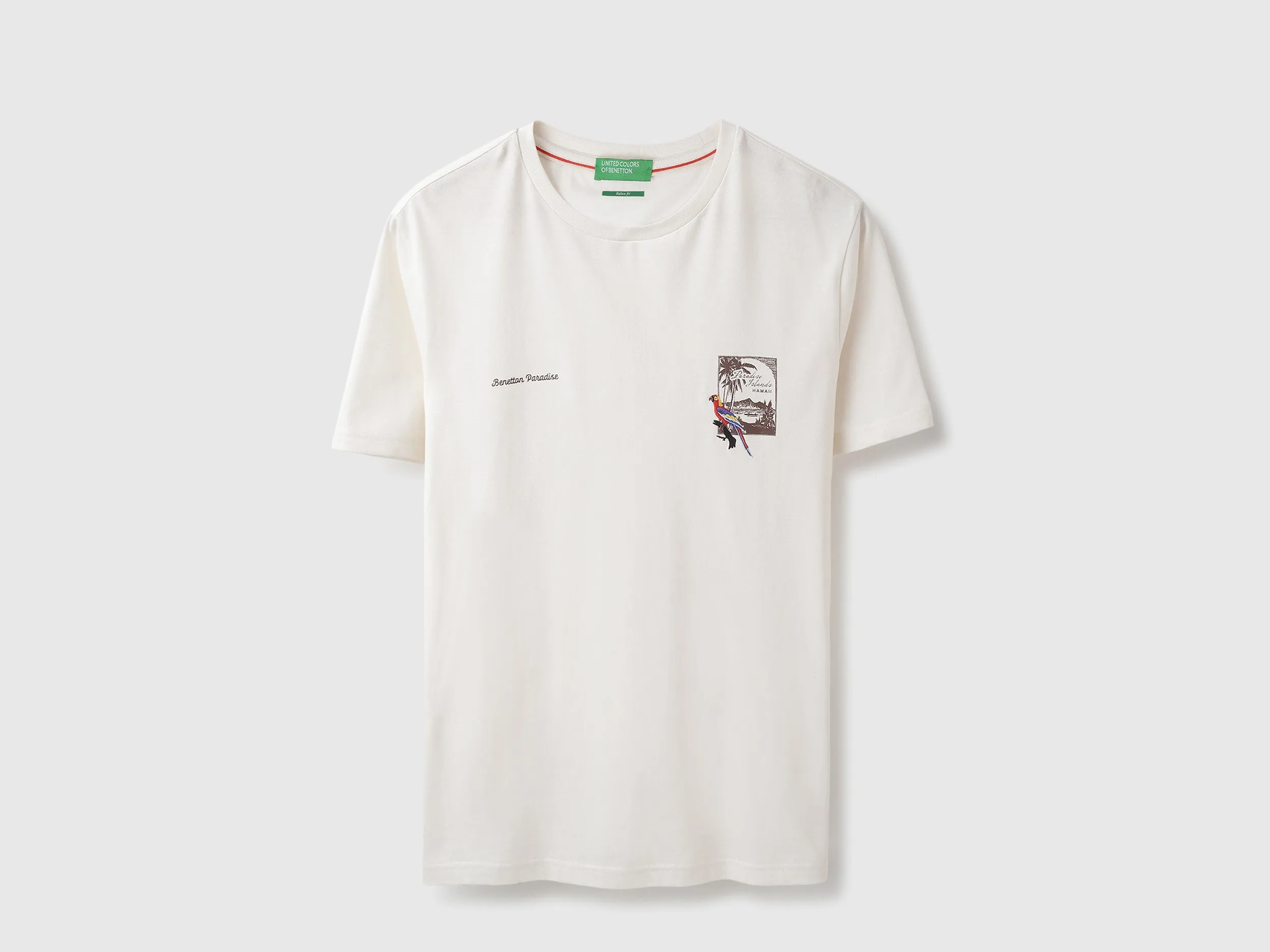 Relaxed Fit Round Neck Solid Tshirt