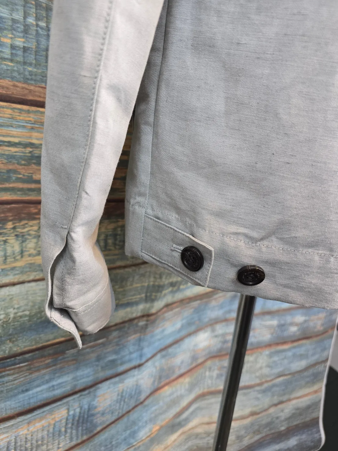Remus Uomo Cotton-Linen Shirt Jacket – Regular Fit