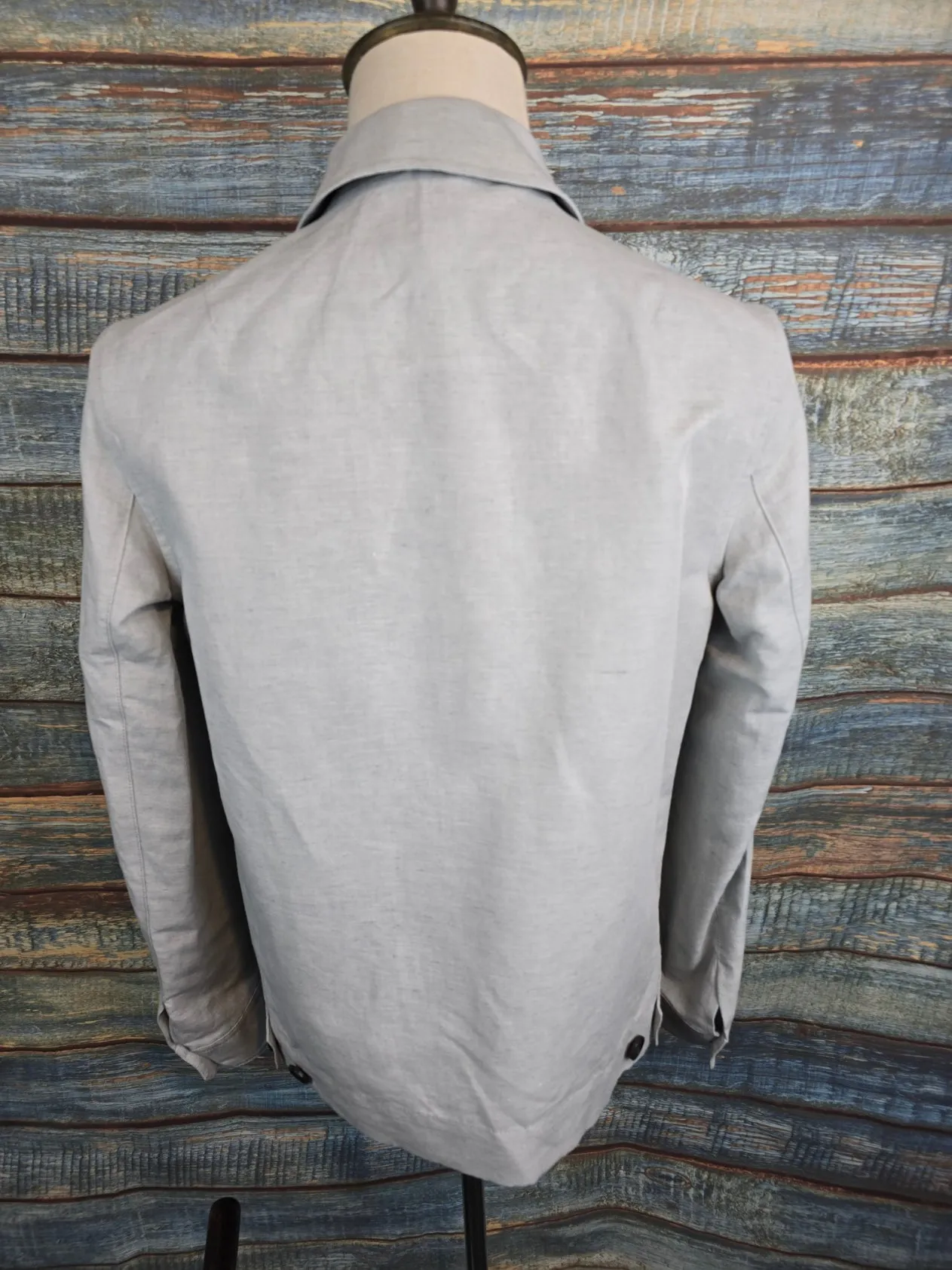 Remus Uomo Cotton-Linen Shirt Jacket – Regular Fit