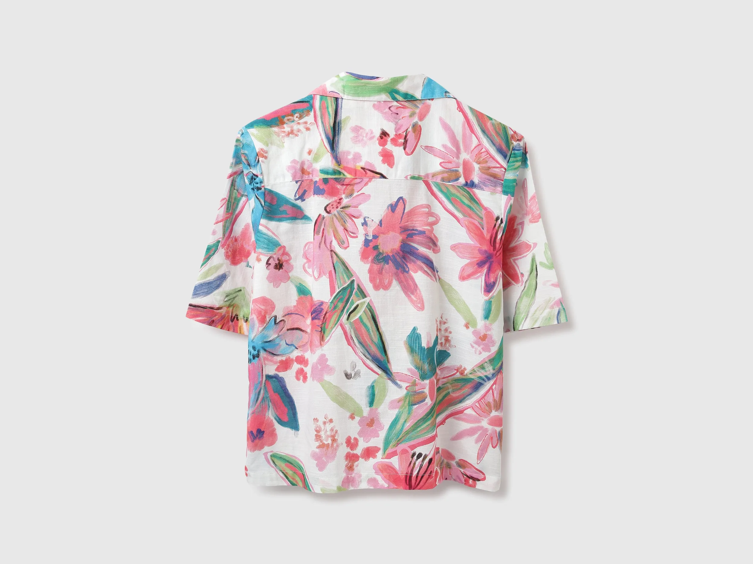 Resort Collar Printed Shirt