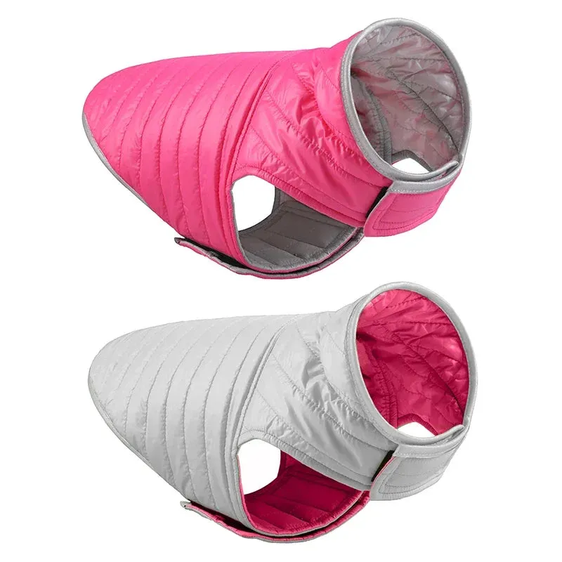 Reversible Reflective Dog Winter Vest