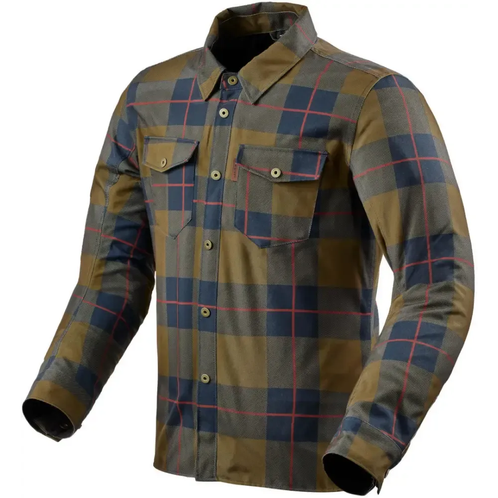 REV'IT! Bison 2 H2O Overshirt, Ocher Yellow