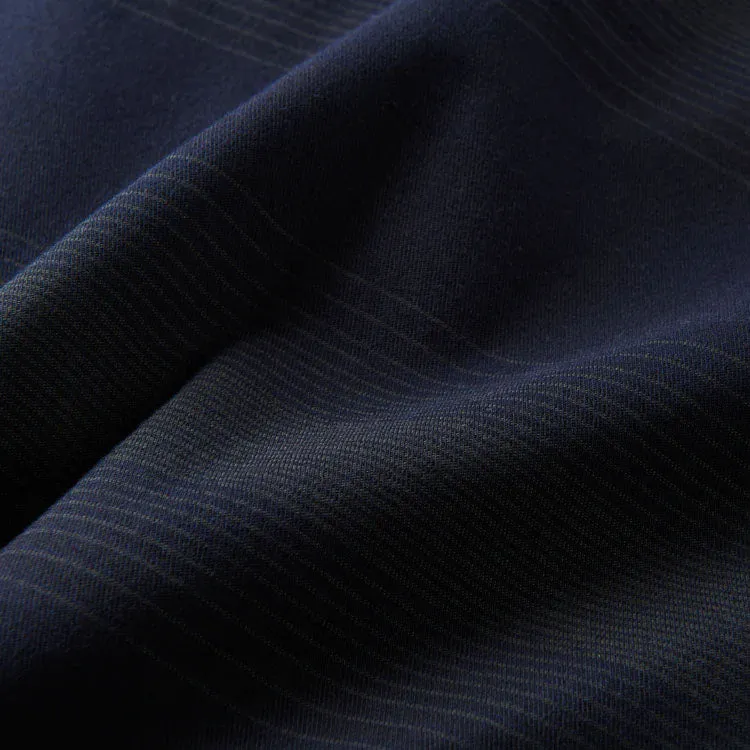 Roark Diablo Flannel - Dark Navy Stripes