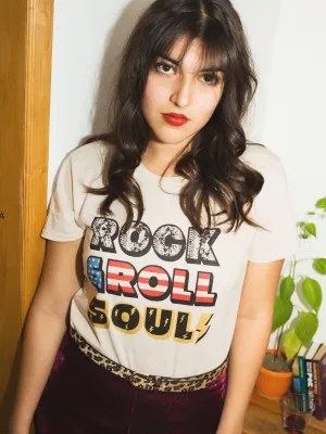 Rock & Roll Soul Tee - Soft Cream