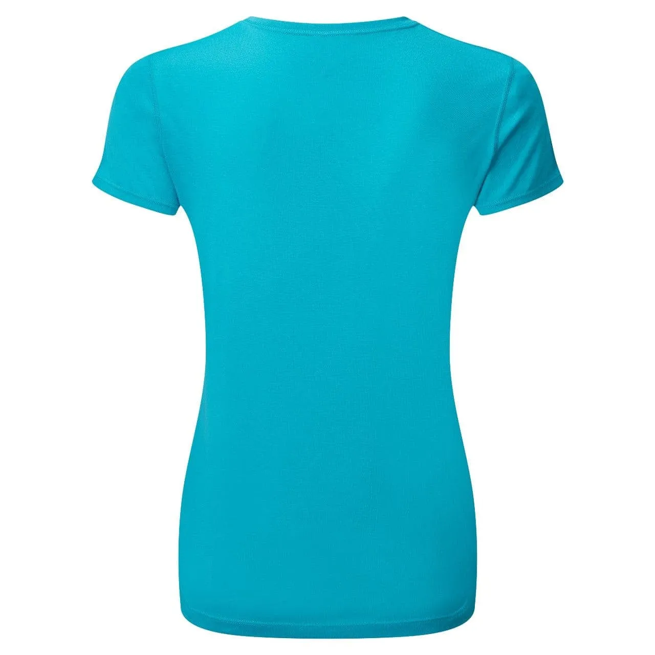 Ronhill Core S/S Tee (Womens) - Azure/Hot Pink