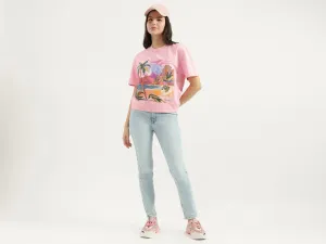 Round Neck Tropical T-shirt