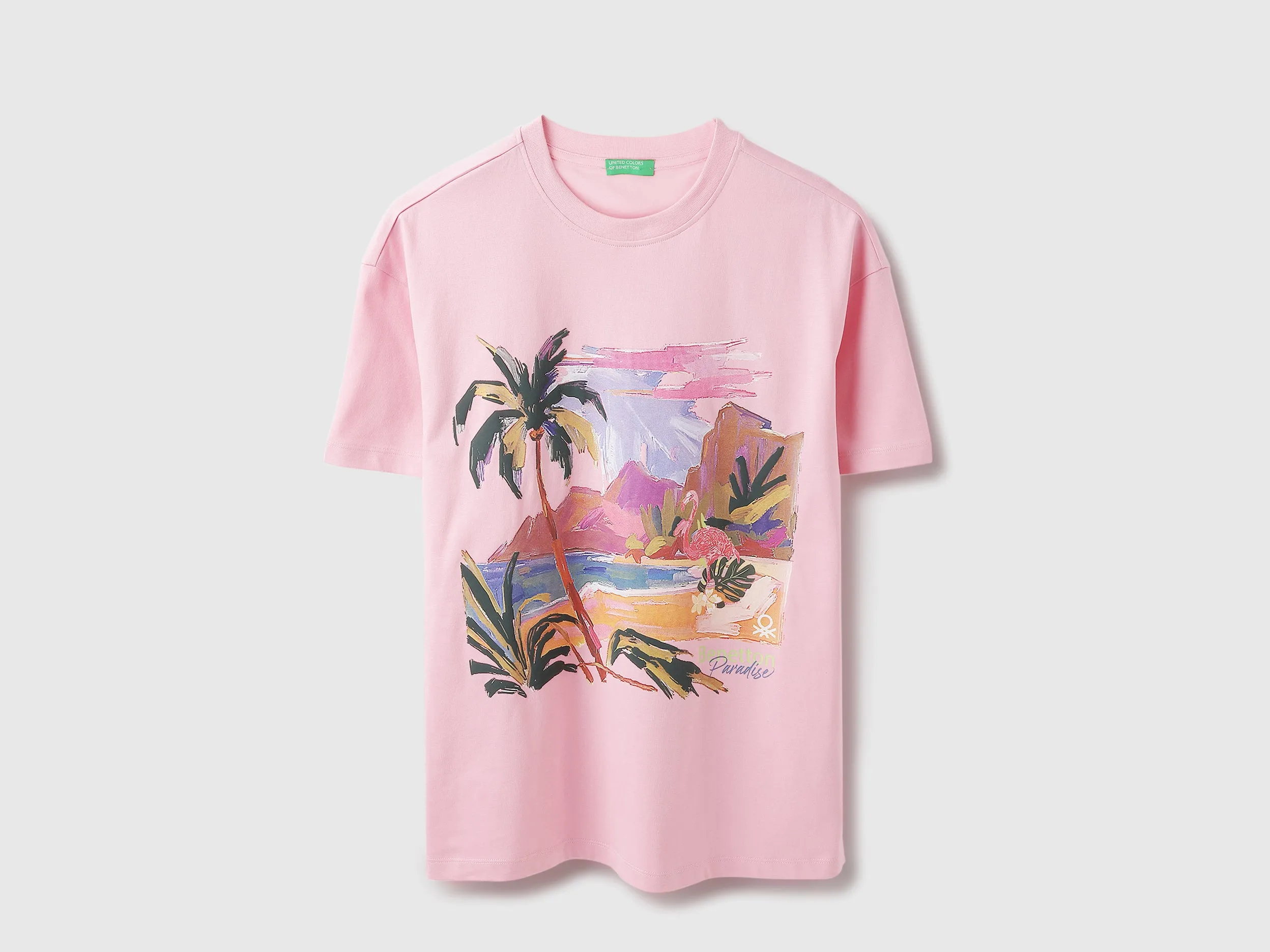 Round Neck Tropical T-shirt