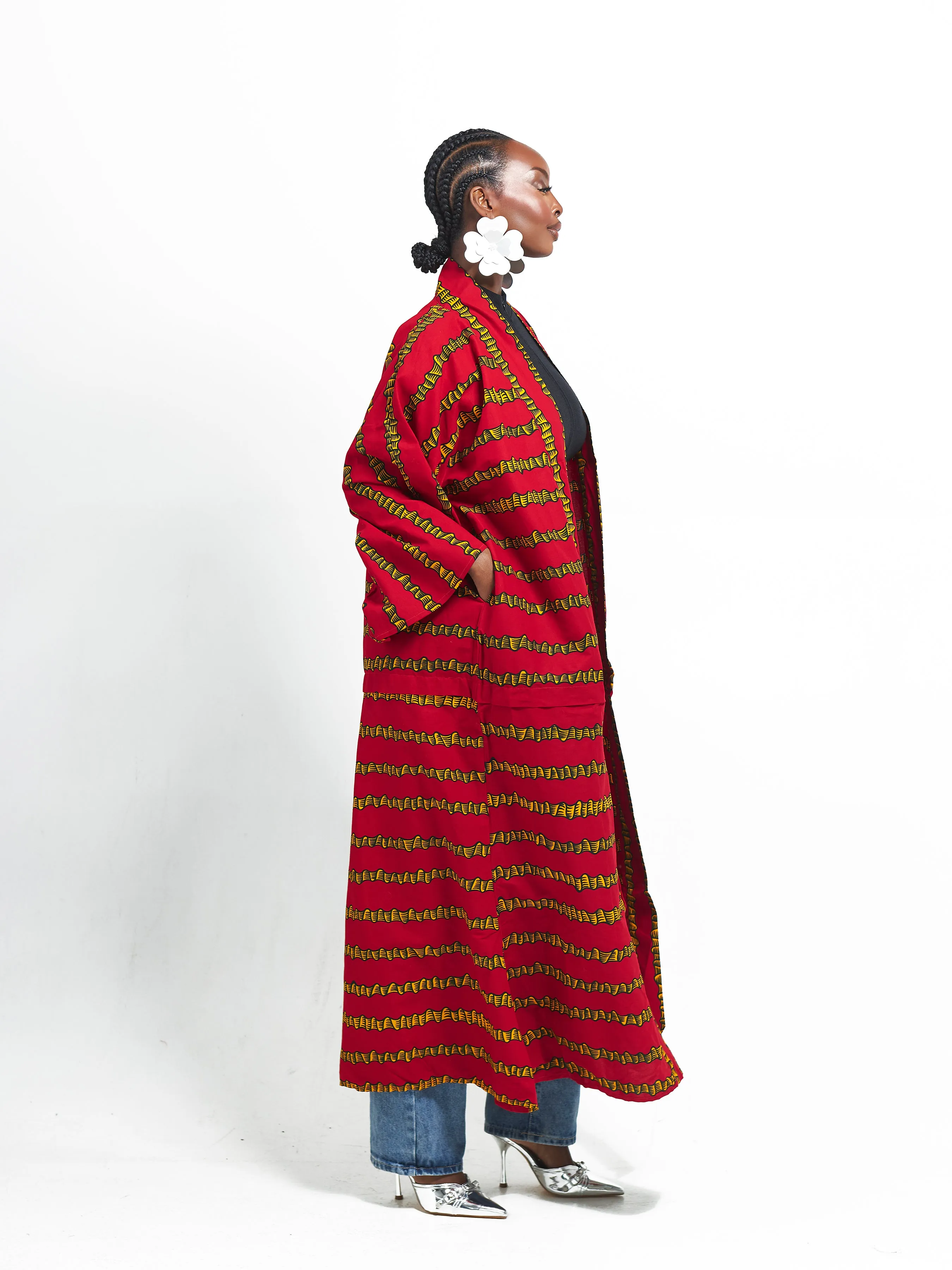 RUWE African Print Kimono