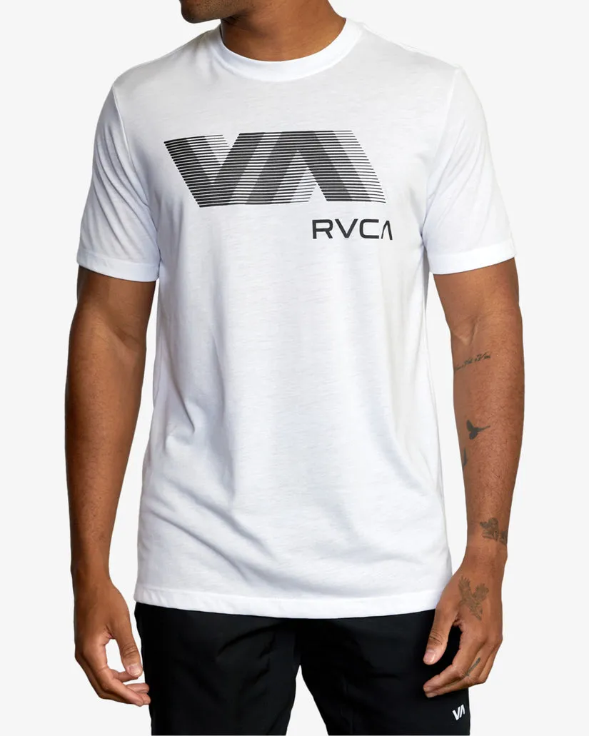 RVCA Mens Blur Short Sleeve Tee