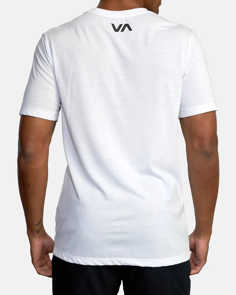 RVCA Mens Blur Short Sleeve Tee