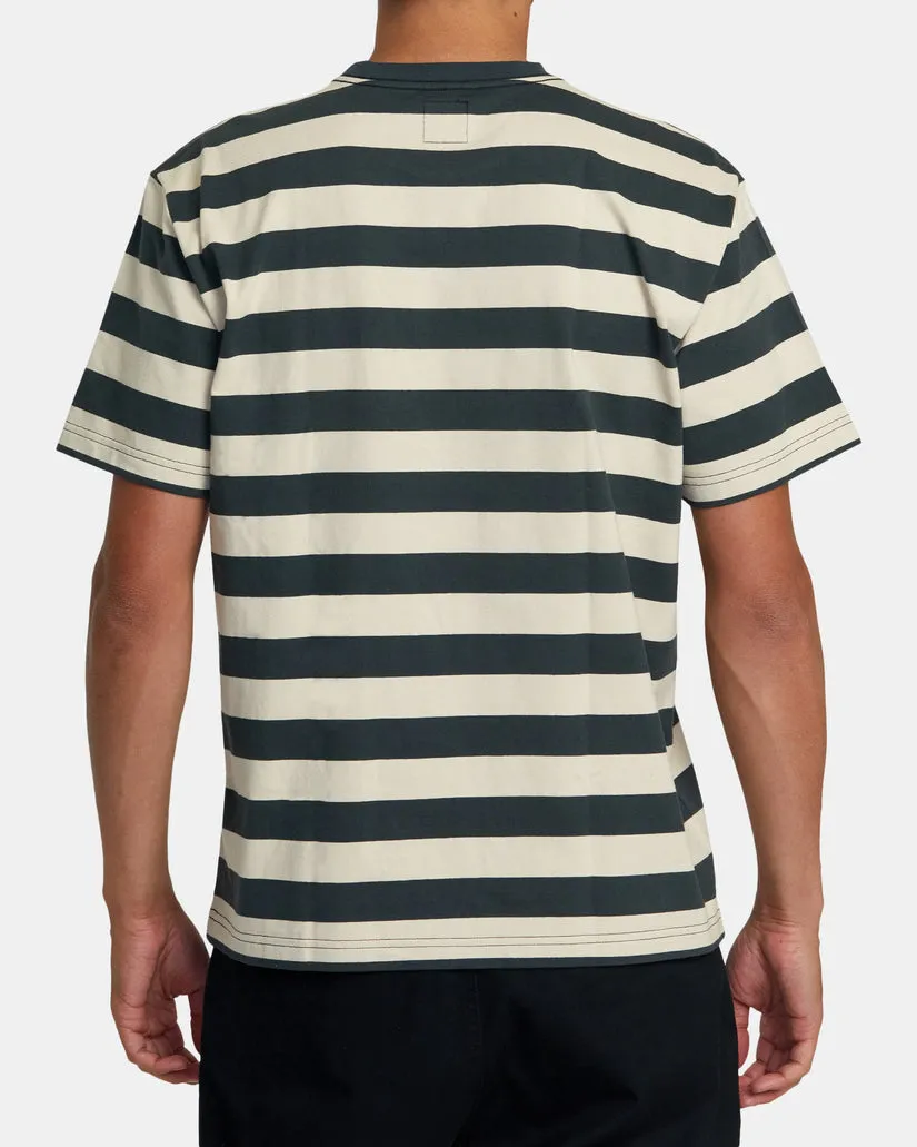 RVCA MensDay Shift Stripe T-Shirt