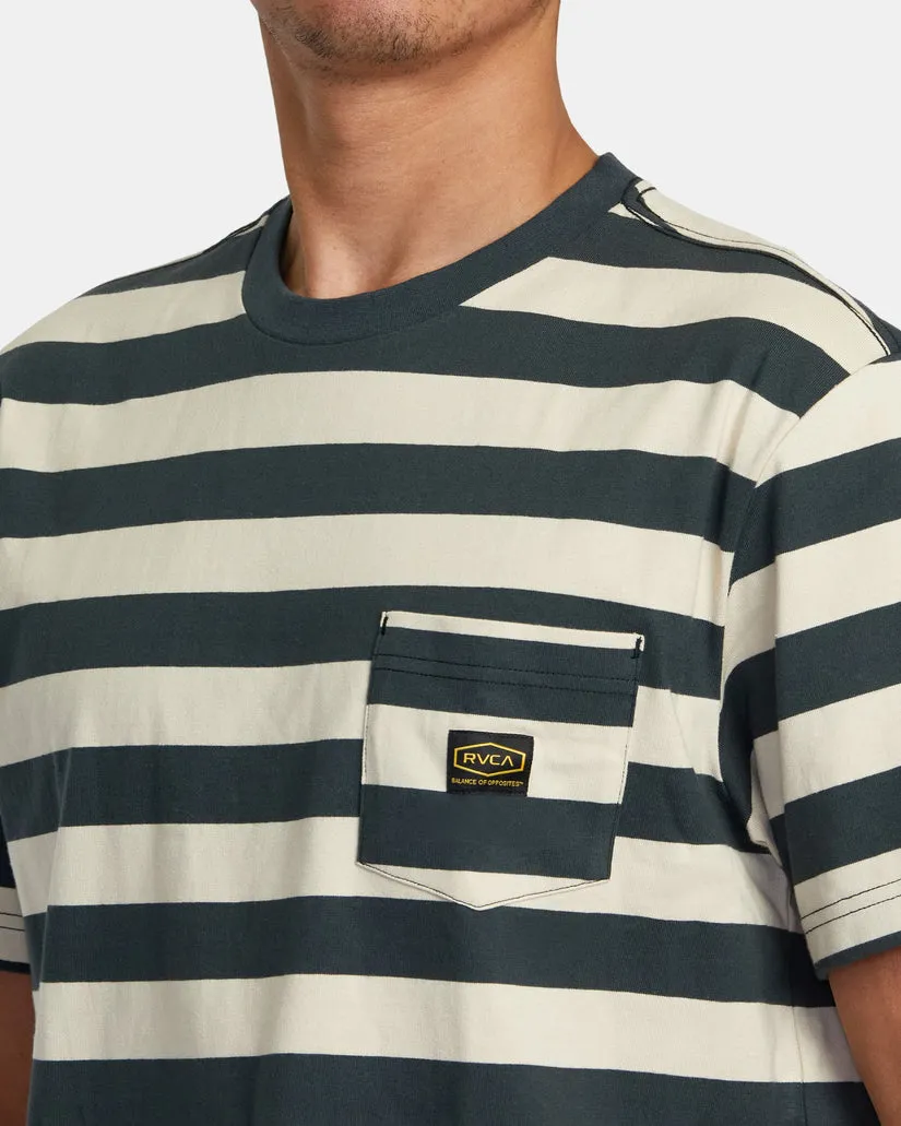 RVCA MensDay Shift Stripe T-Shirt