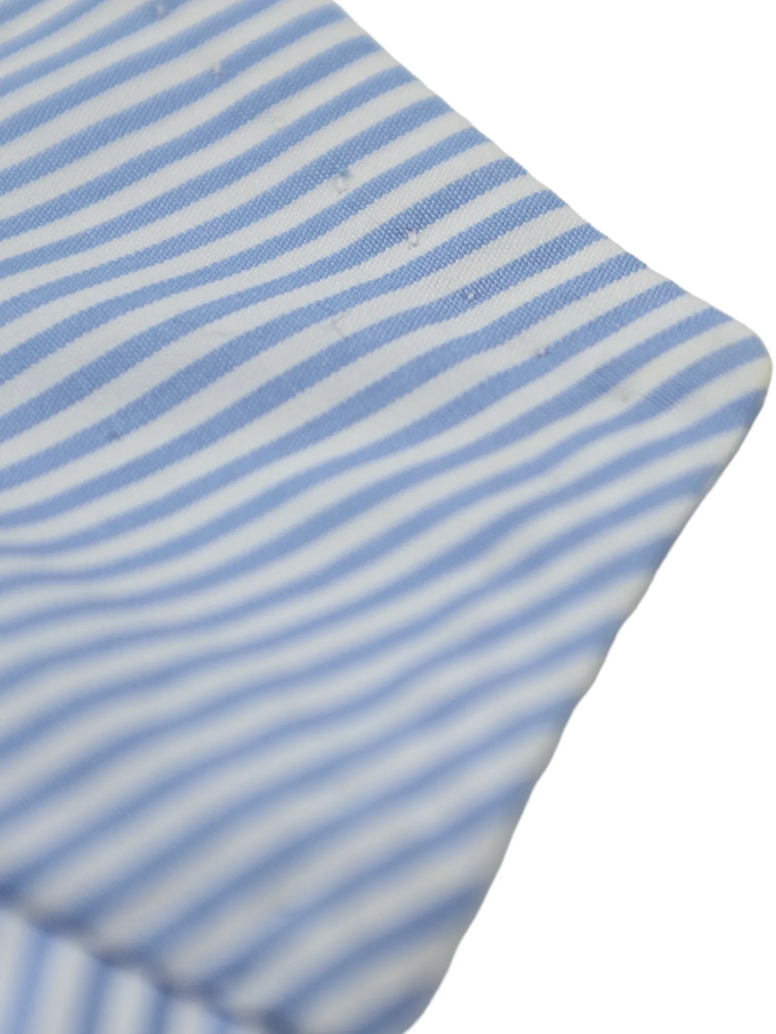 Sartoria Chiaia Napoli Light Blue Stripe Unconstructed Jacket