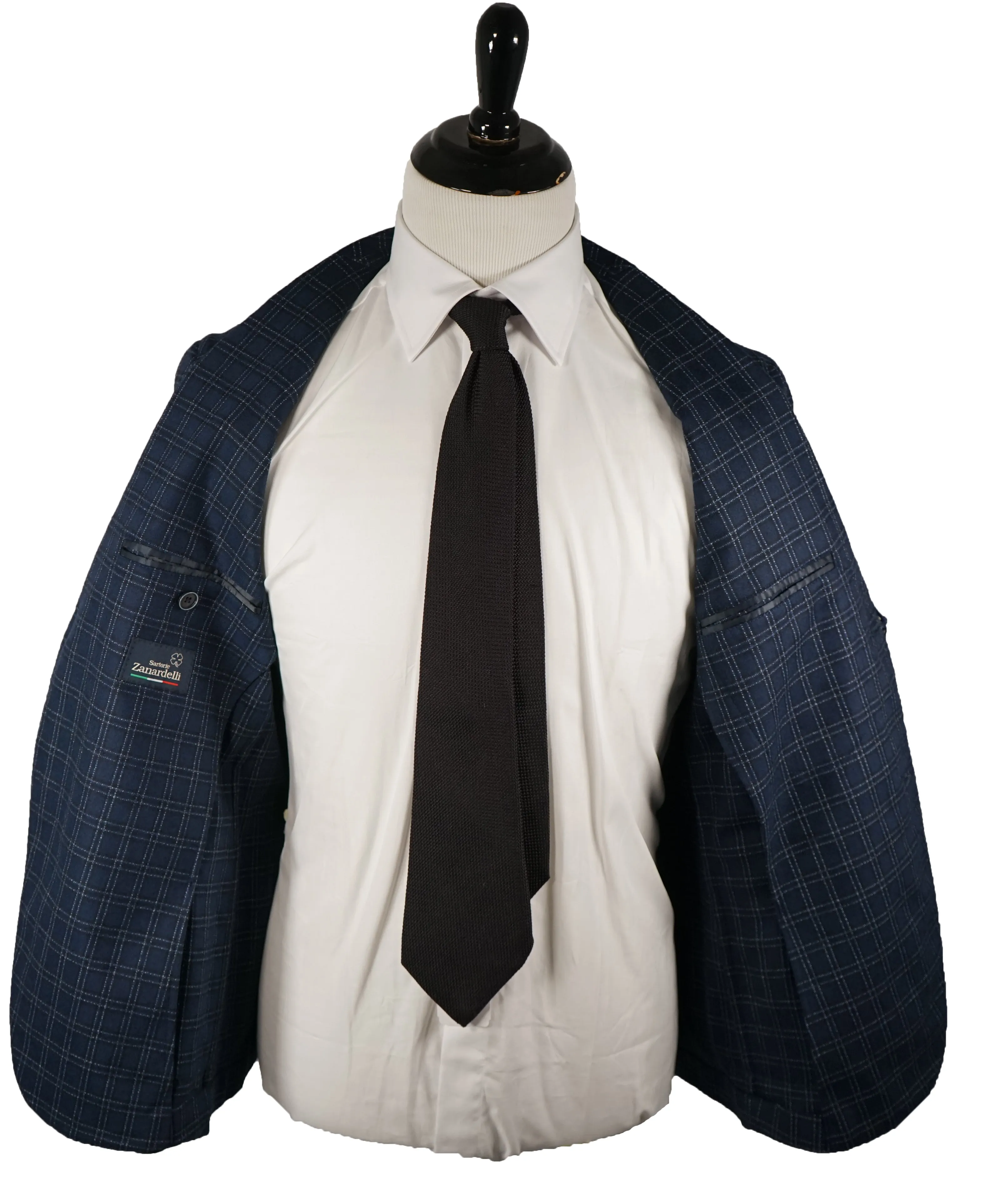 SARTORIE ZANARDELLI - Unlined Bold Plaid Patch Pocket Suit Made In Italy - 42S