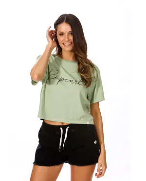 SCRIPT RELAXED TEE