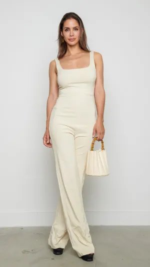 Selena Jumpsuit in Nude