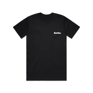 SERIES WORLD ESSENTIALS TSHIRT - BLACK