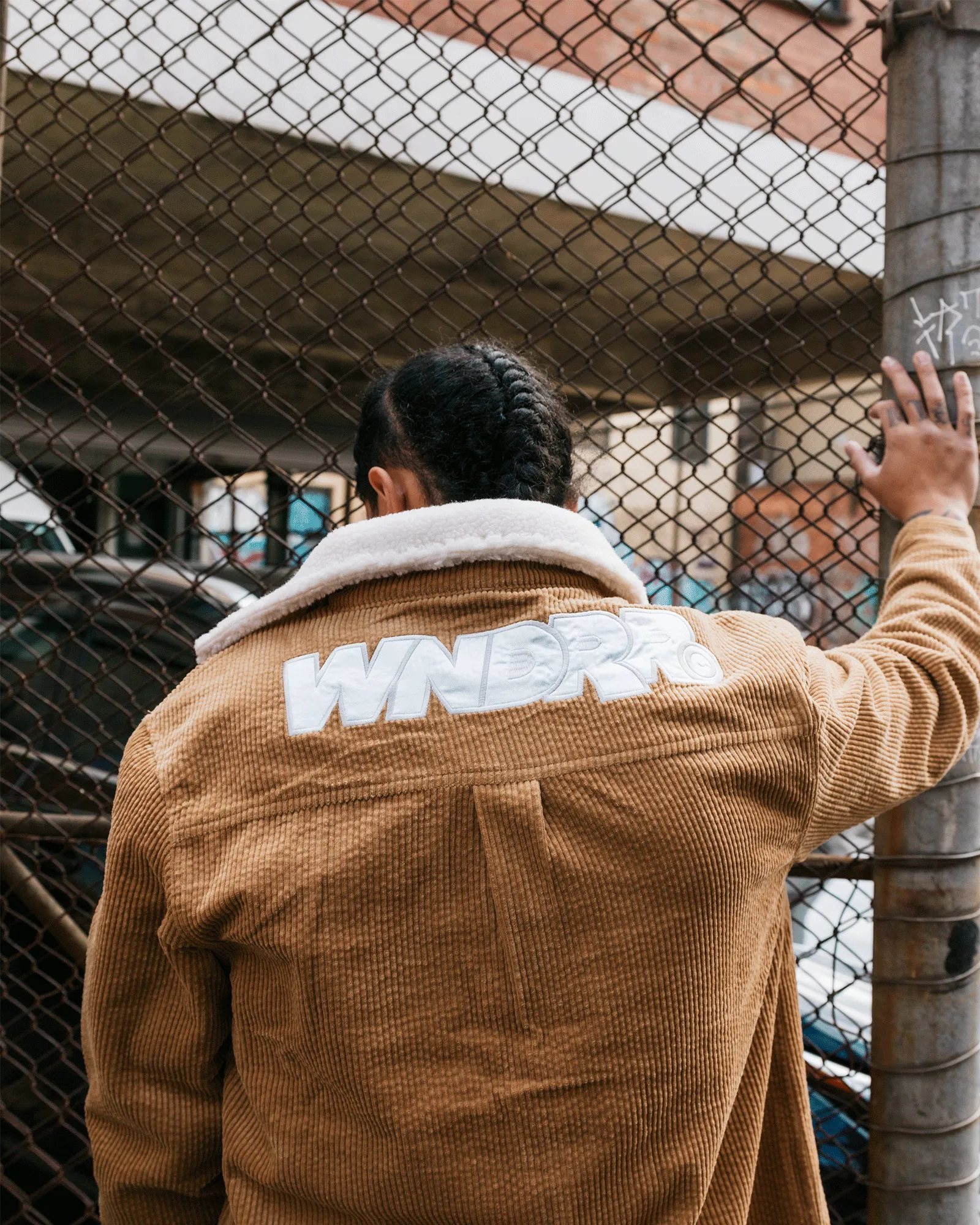 SHODO CORD OVERSHIRT - BEIGE
