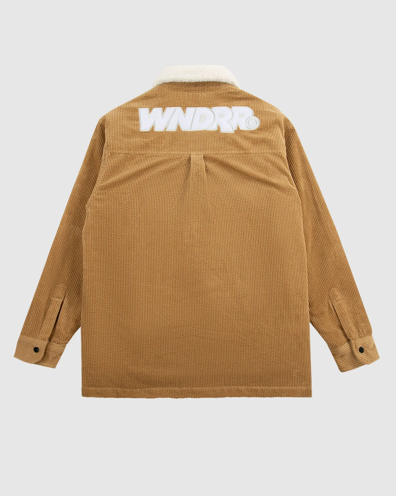 SHODO CORD OVERSHIRT - BEIGE