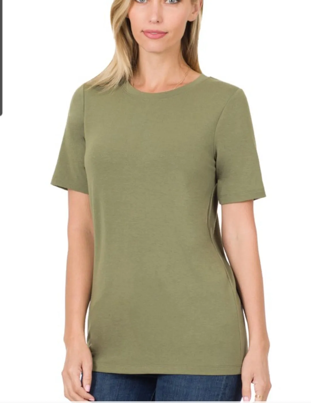 Short Sleeve Round Neck Tee (3 colors)