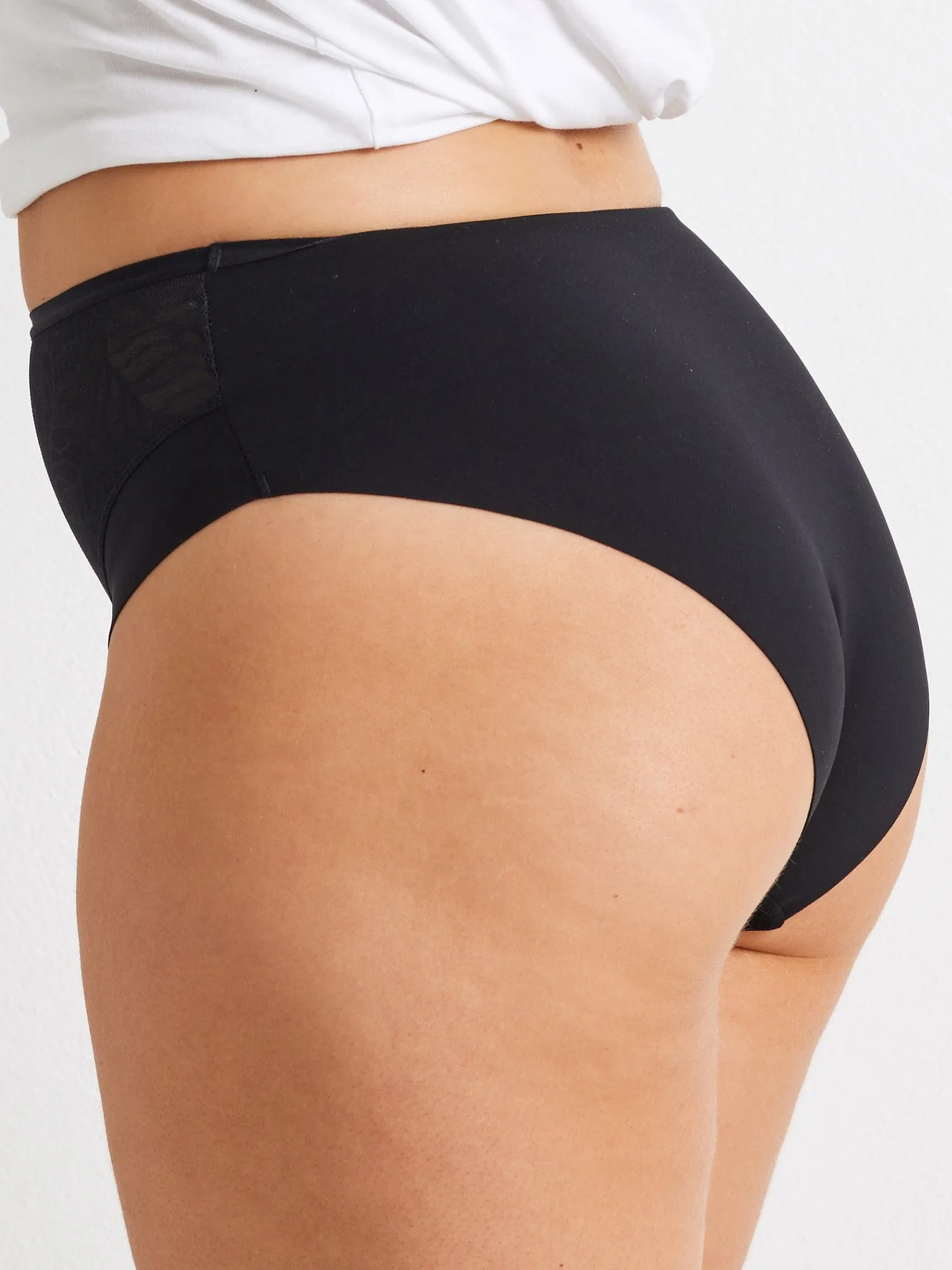 Sleek & Smooth Lace Mid Rise