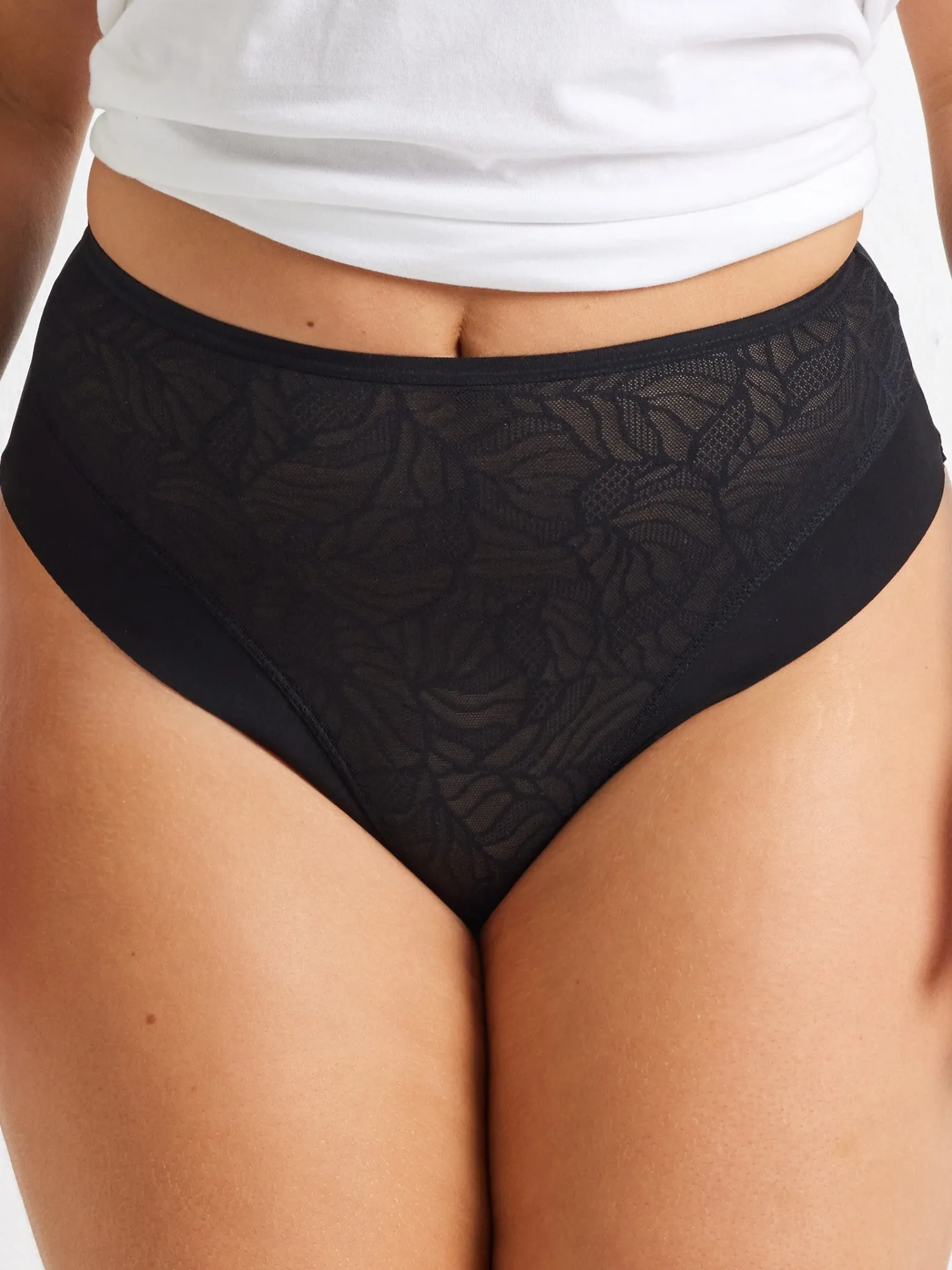 Sleek & Smooth Lace Mid Rise