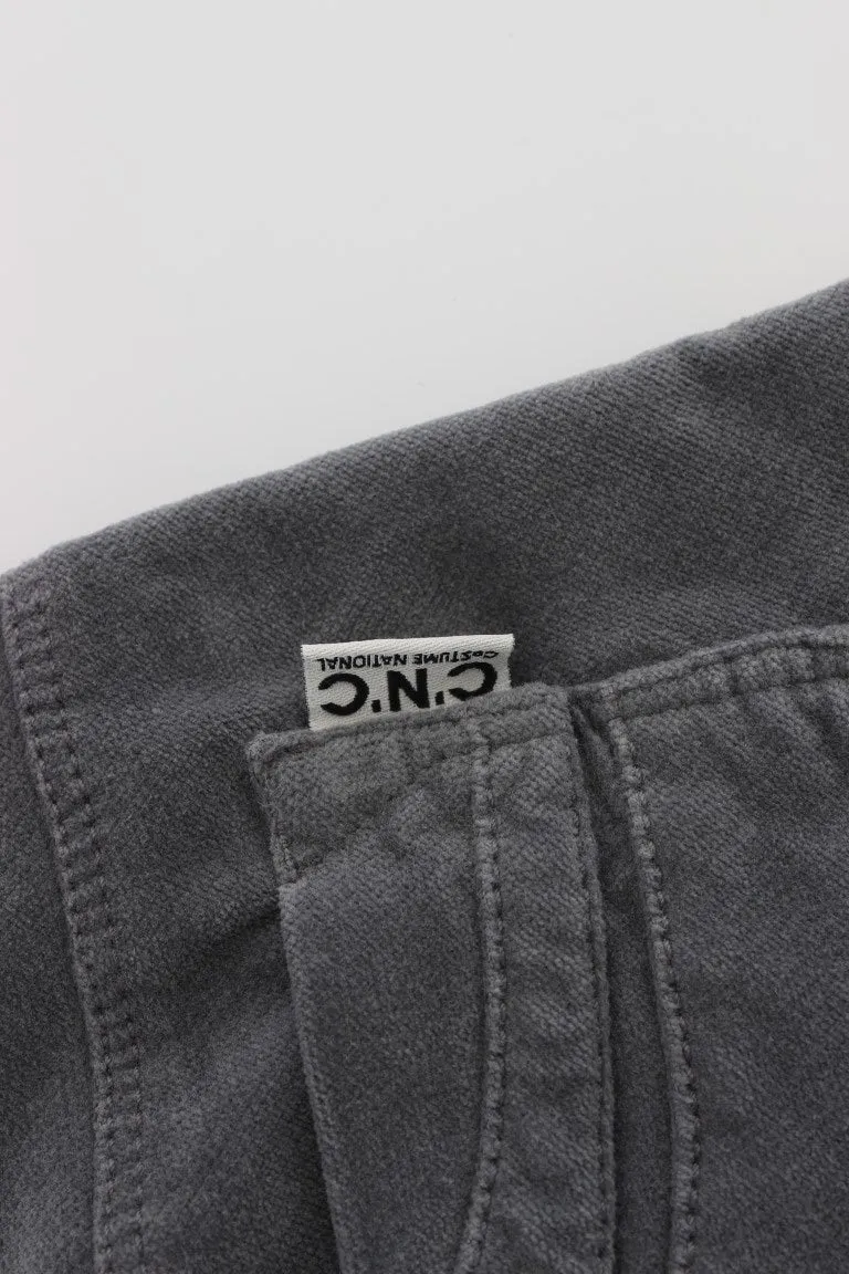 Sleek Super Slim Gray Jeans