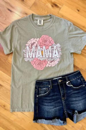 Soft Floral Mama Graphic Tee