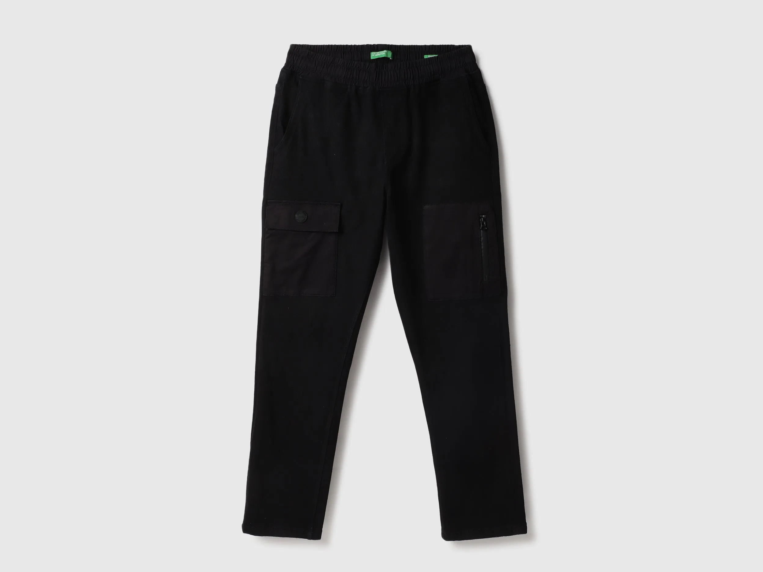 Solid Jogger Fit Cargo Pant